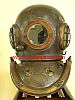 6 bolt Rebreather Siebe Gorman antique dive helmet