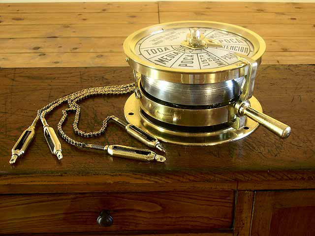 Telégrafo de máquinas FACTORIAS VULCANO Telégrafo de máquinas FACTORIAS VULCANO