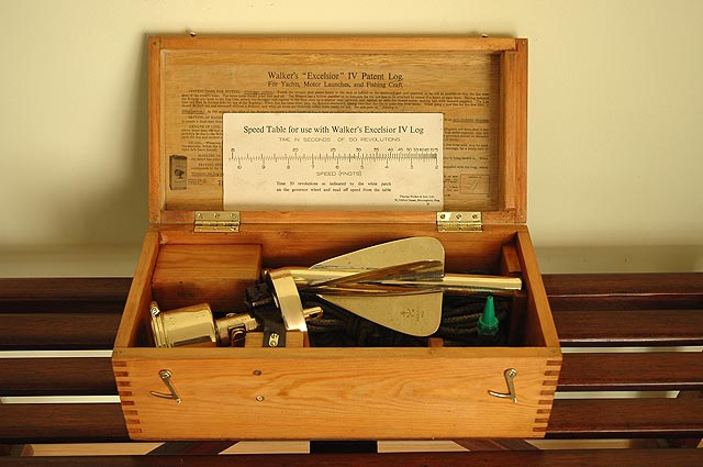 Walker´s Excelsior IV ship log Walker´s Excelsior IV ship log