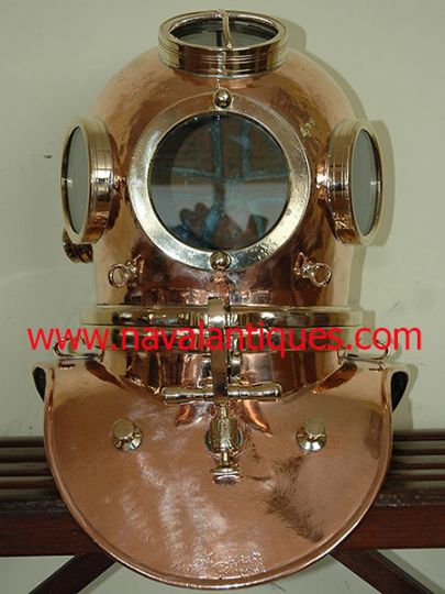 Scaphandrier Rene Piel - Diving Helmet